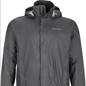 marmot precip raincoat jacket grey